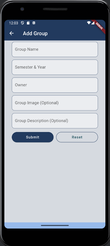 Create Group Page